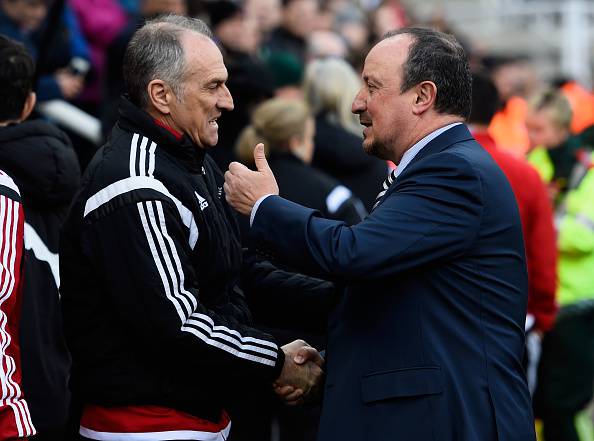 Francesco Guidolin e Rafa Benitez (getty images)