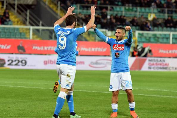 Insigne e Higuain (getty images)