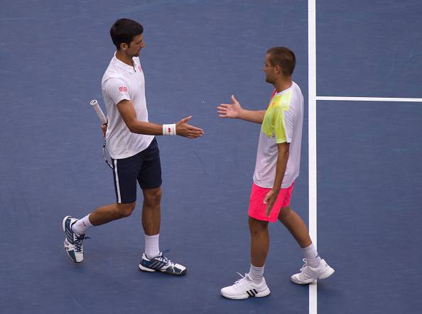 Novak Djkovic e Mikhail Youzhny (getty images) SN.eu