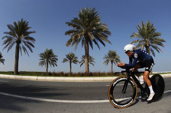 Amber Neben conquista la medaglia d'oro a Doha (getty images) SN.eu