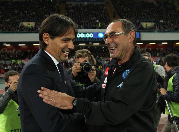 Simone Inzaghi e Maurizio Sarri (getty images) SN.eu