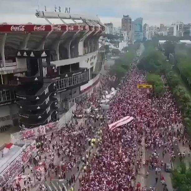 Stadio Monumental attesa River Boca