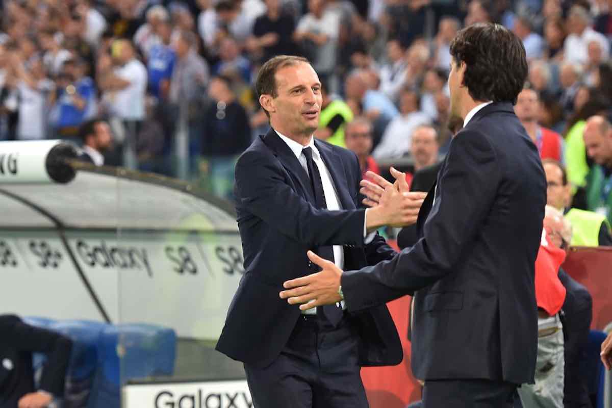 Allegri Inzaghi Lazio-Juventus