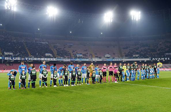 Azzurri e neroverdi al San Paolo