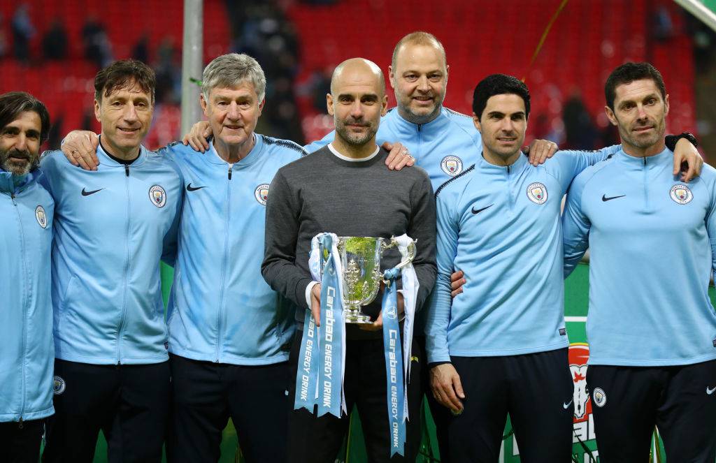 Guardiola, Arteta e Kidd in primo piano