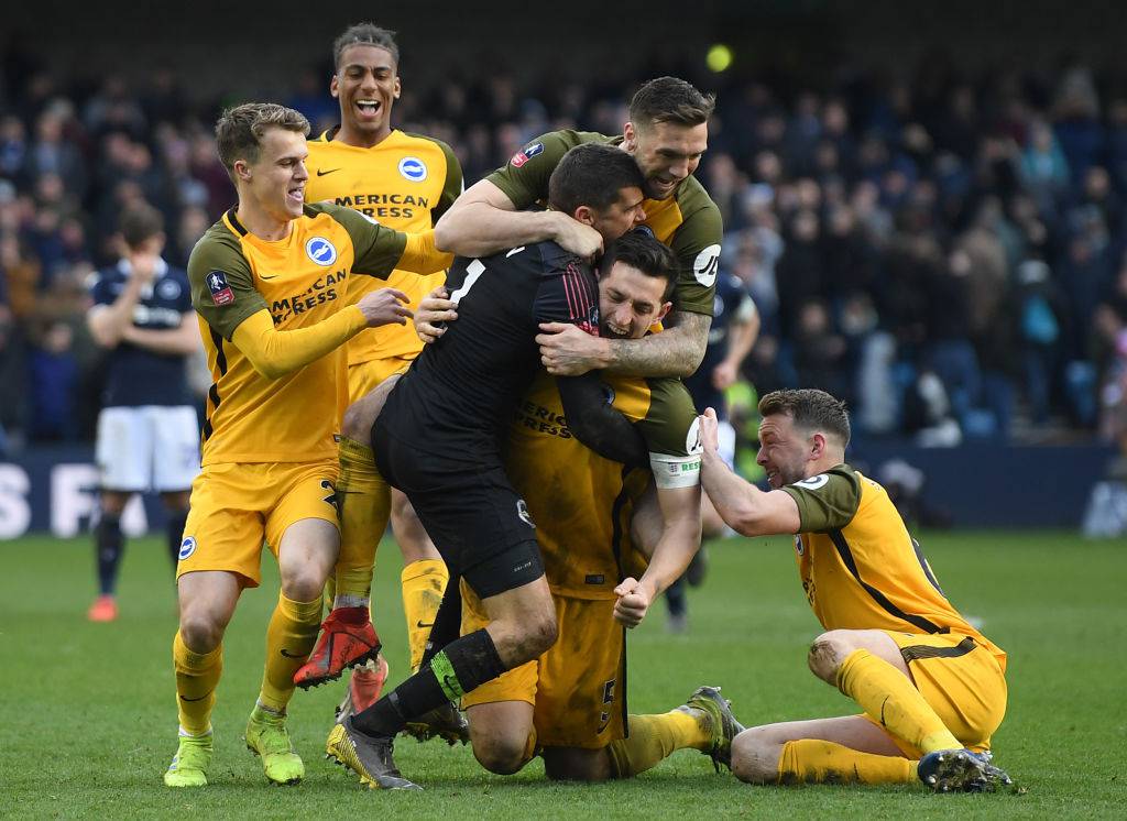 Il Brighton ha vinto ai rigori nella tana del Millwall