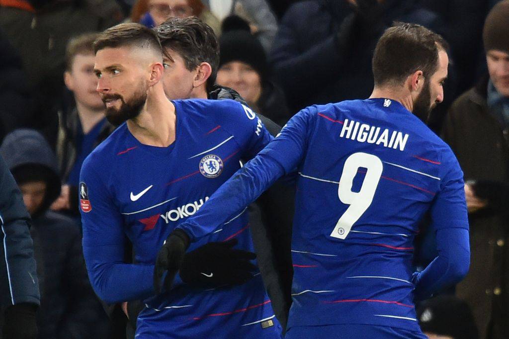 La staffetta fra Higuain e Giroud