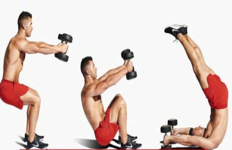 Addominali con il Rolling Squat