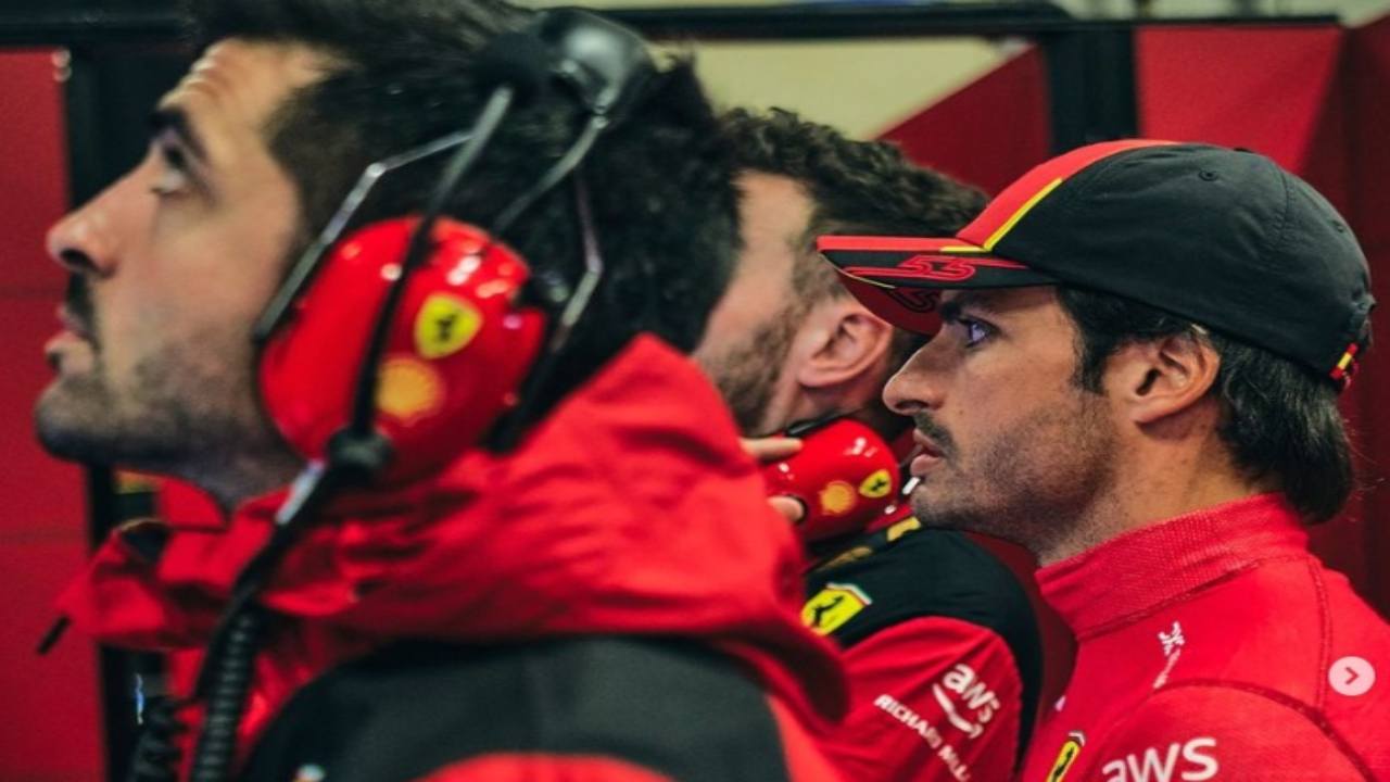 Ferrari team Sainz
