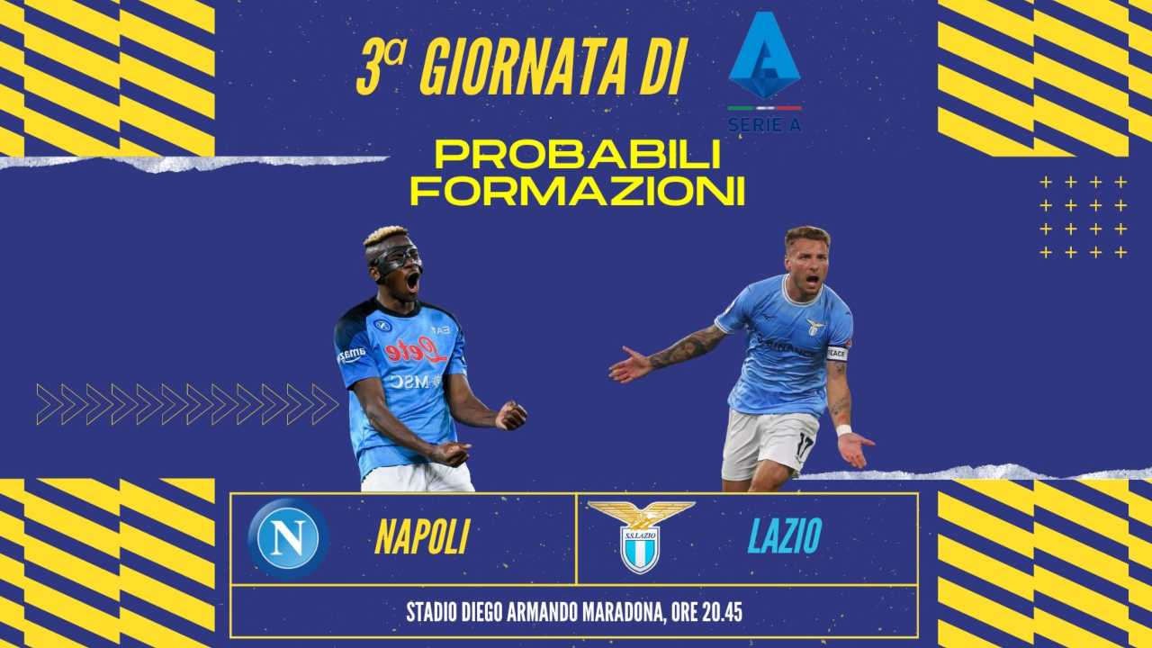 probabili formazioni napoli lazio