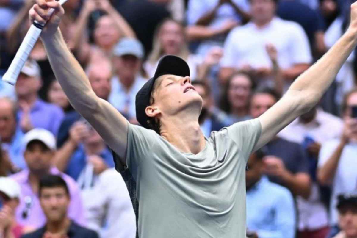 Jannik Sinner gesto dopo vittoria Us Open emozionante