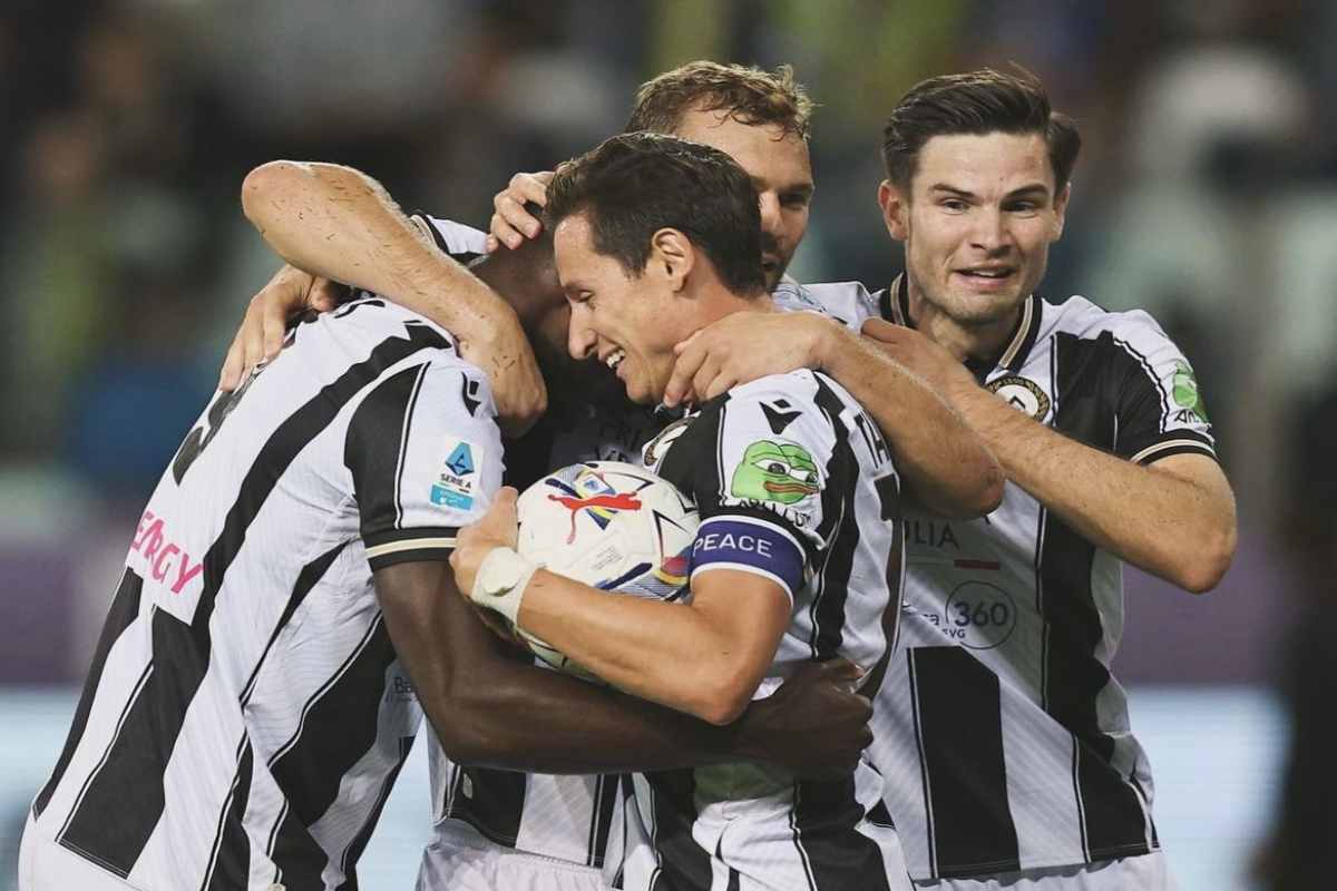 Udinese da urlo: da quanto non era al comando della classifica e quell’anno…