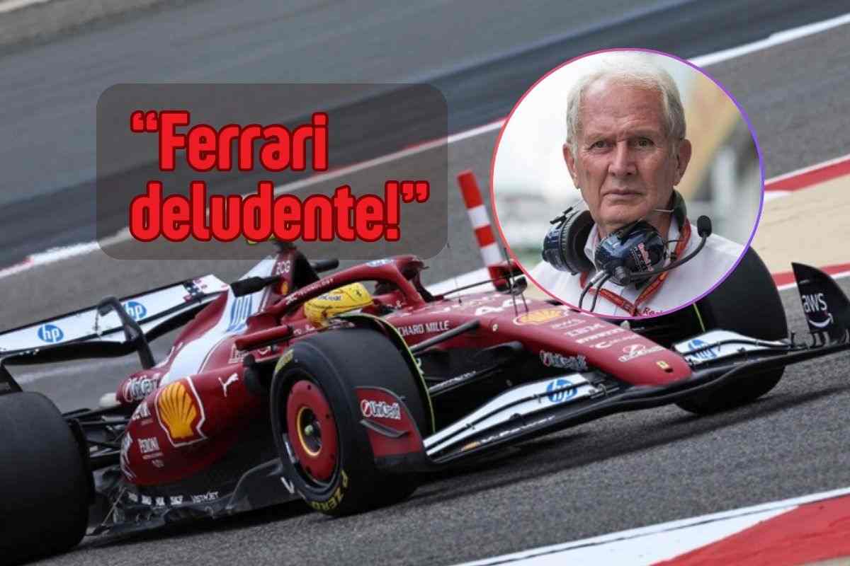 Test Formula 1, l’analisi di Marko: “Ferrari deludente”