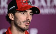 Bagnaia intervistato in conferenza stampa
