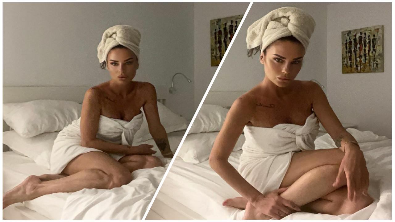 Antonella Mosetti: Perizoma e topless sul letto, combo che asciuga la  bocca! FOTO