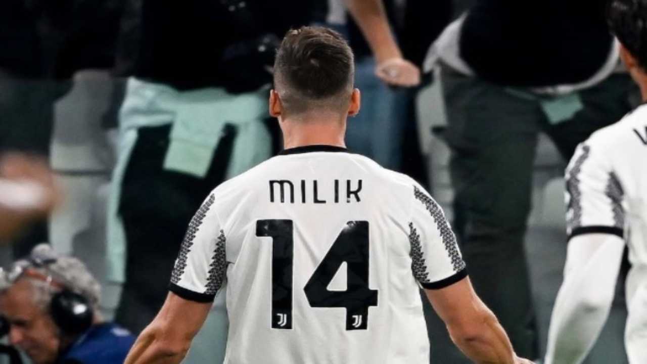 Arek Milik voti Juventus-Benfica