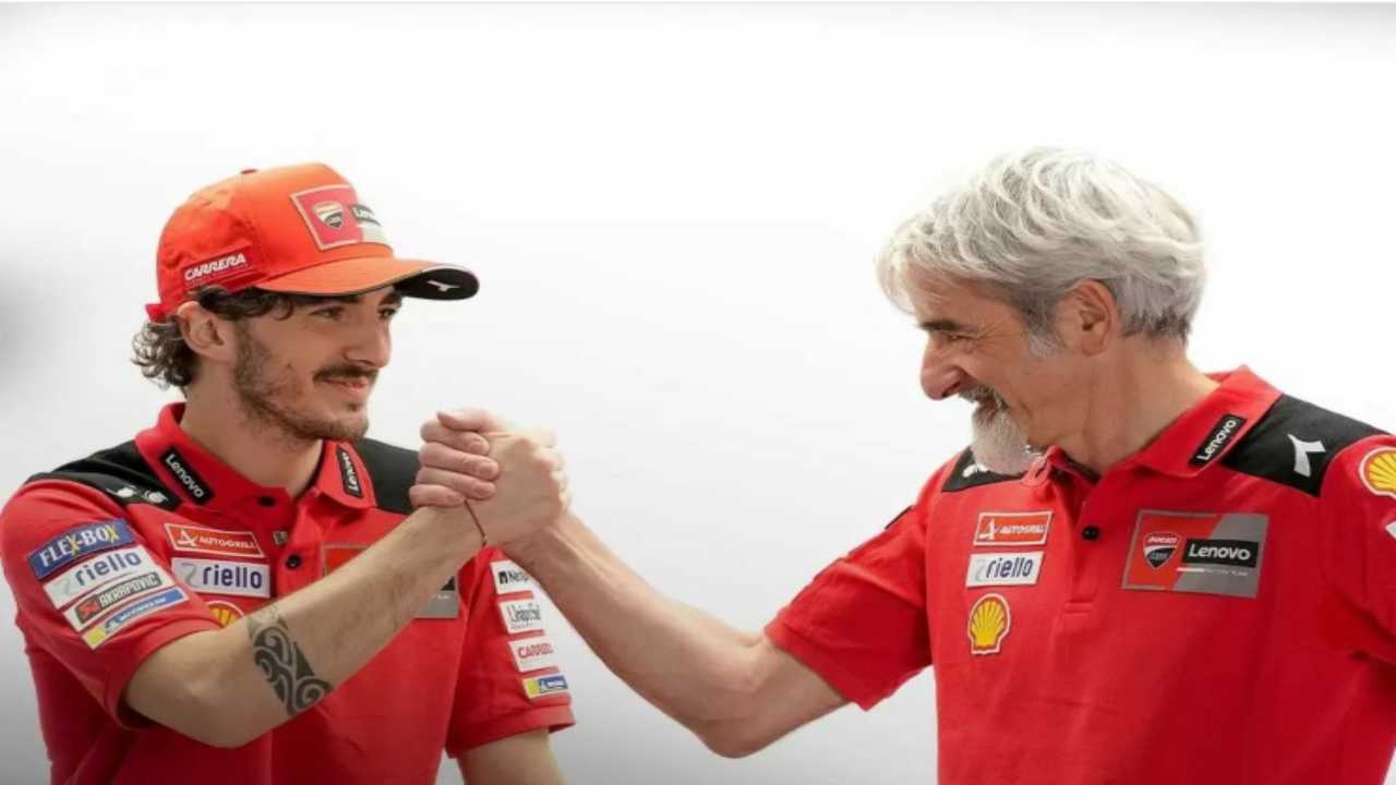 Bagnaia e Dall'Igna (Foto Instagram)