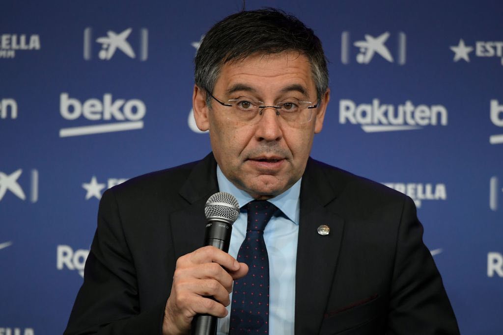 Bartomeu che dopo la sconfitta in champions League dichiara rivoluzione