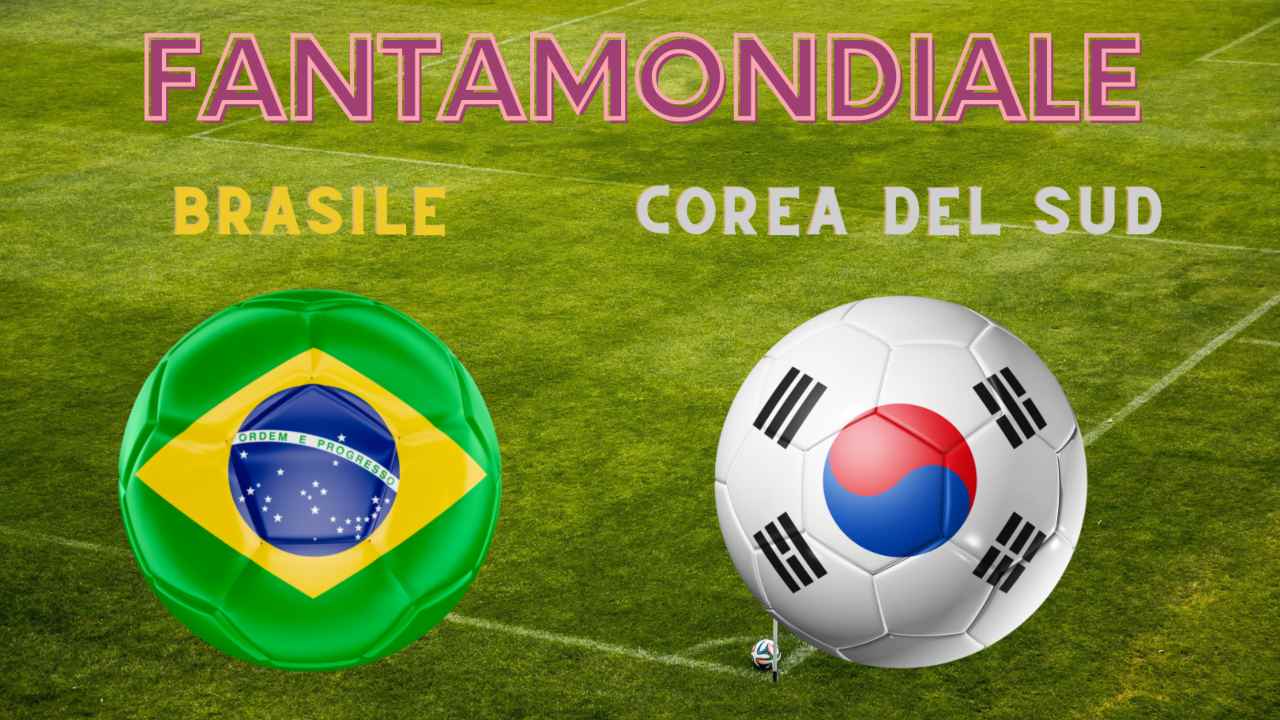 Fantamondiale Brasile Corea del Sud