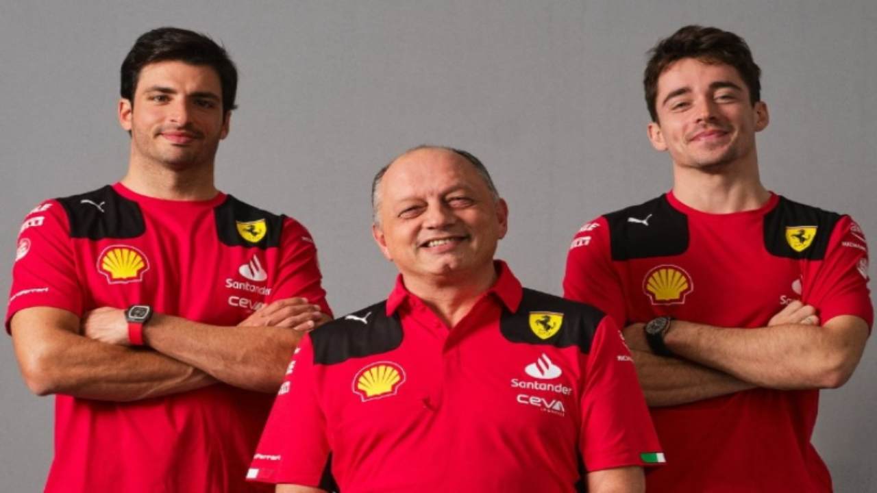 Ferrari team