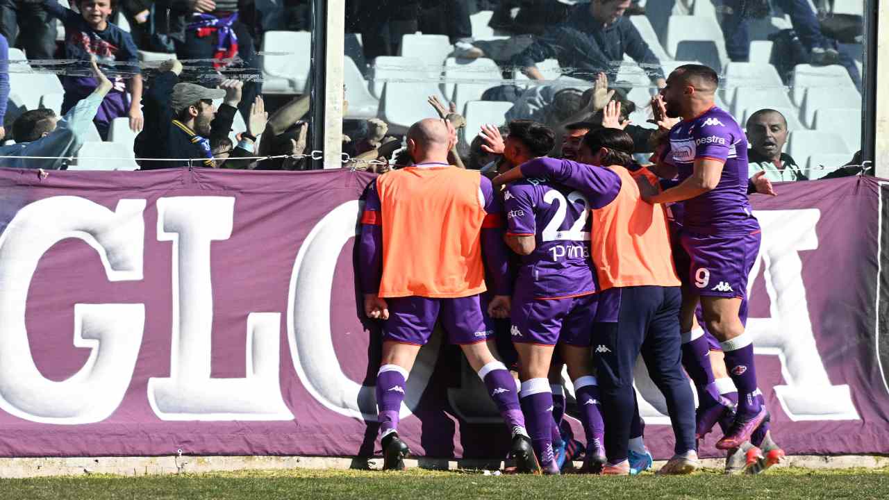 Gol Torreira o Cabral Fiorentina esultanza