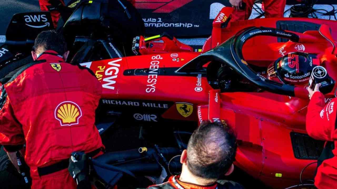 shock in Ferrari