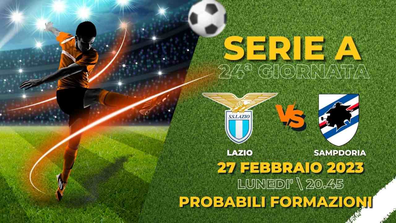 Lazio Sampdoria probabili formazioni