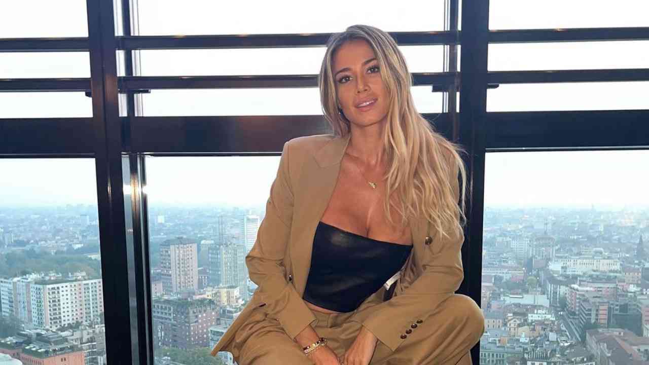 Diletta Leotta jeans aderenti