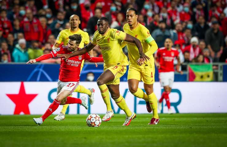 Benfica-Liverpool pagelle tabellino