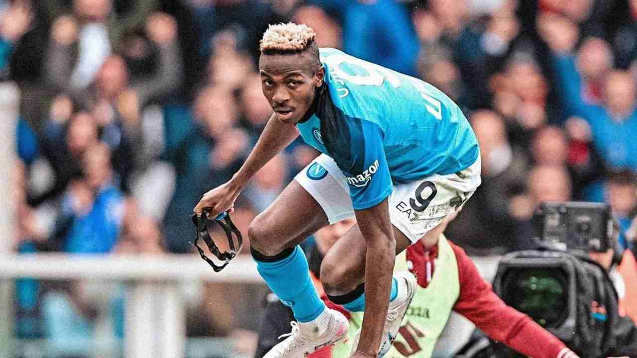 Napoli infortunio Osimhen