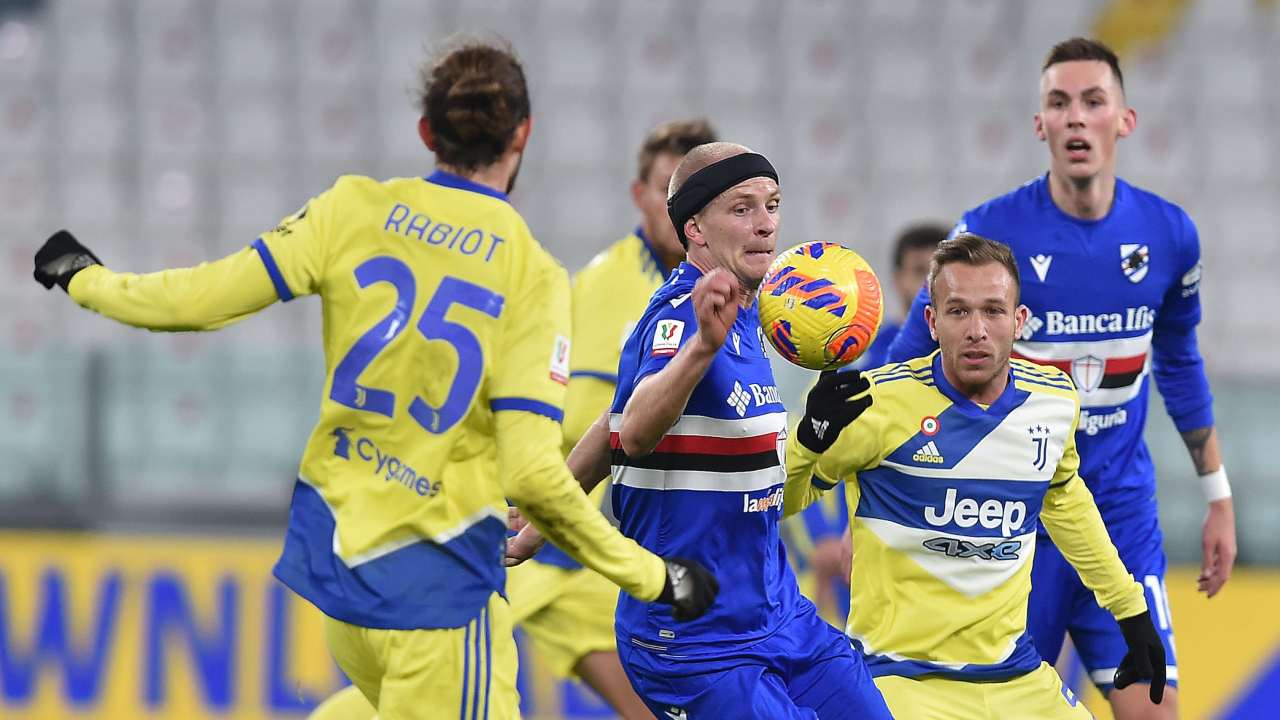 Sampdoria-Juventus dove vederla info tv probabili formazioni