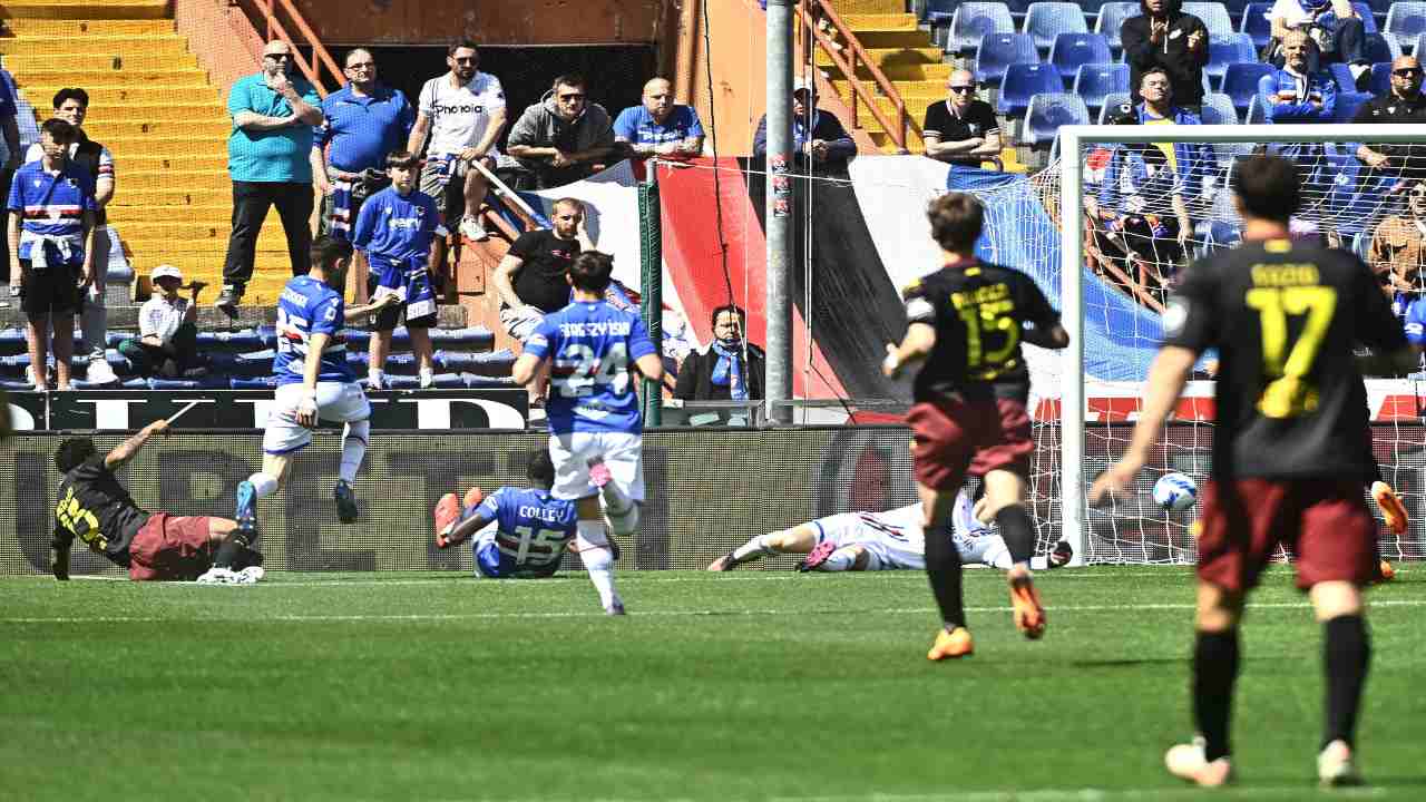 Sampdoria-Salernitana voti tabellino