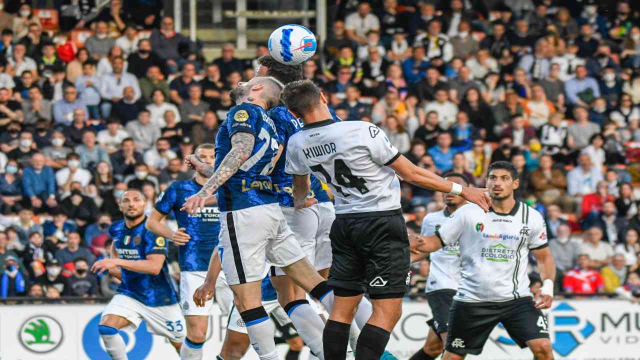 Spezia-Inter sostituzione