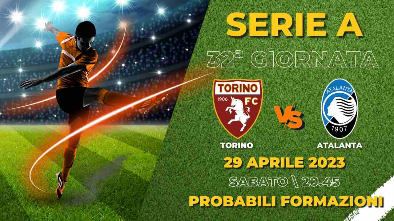 torino atalanta probabili formazioni