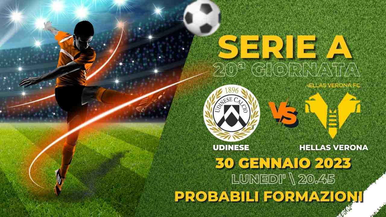 udinese hellas verona probabili formazioni