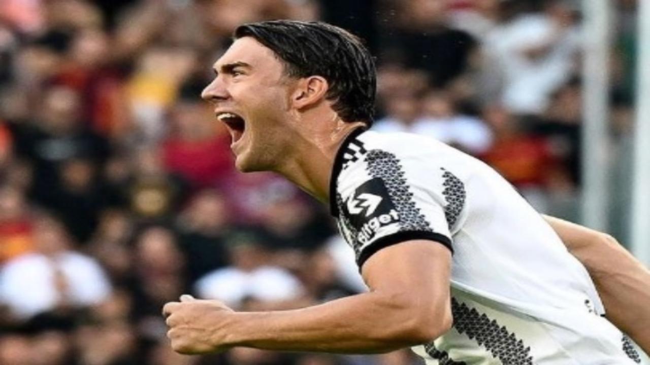 Dusan Vlahovic voti tabellino Juventus-Roma