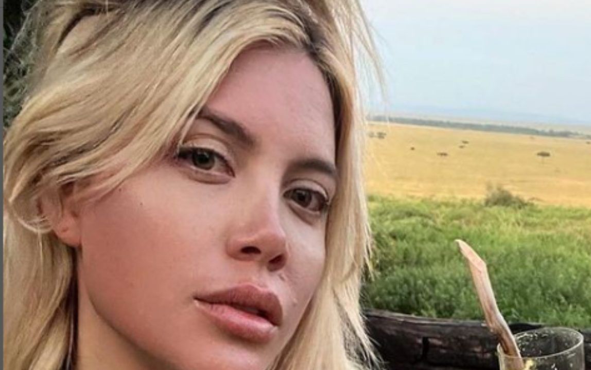 Wanda Nara asciugamani regina giungla