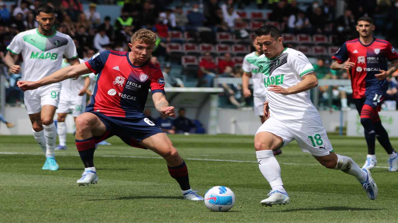 Cagliari-Sassuolo voti tabellino