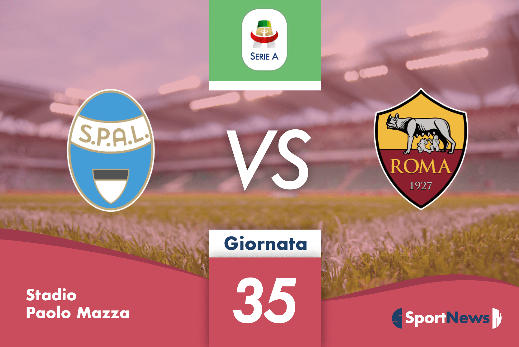 Spal Roma 35^giornata Serie A